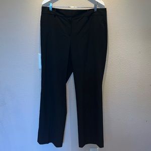 Ann Taylor Factory Black Slacks Trousers Size Curvy 14